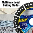 3pcs Diamond Multi-purpose Saw Blades 4 5 Inch Heavy Duty Diamond Cutting Blades