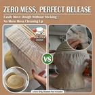 50 Pcs White Banneton Bread Proofing Basket Non Woven Liners