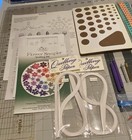 Large Lot Of 20 Packs Quilling Paper   Quilling Board W tools - All Pictured