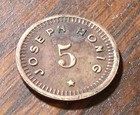 Good For Token-- joseph Honig--5--in Trade---ins  Credit System  Dayton   O  