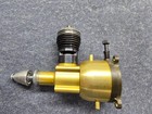 Cox Golden Bee 049 Nitro  Glow Airplane Engine W nose Cone