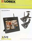 Lorex Lw2712 Sd7 Wireless Security Camera System W  7    Monitor   2 Cameras