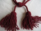 M1958 Civil War Us Army Hardy Or Campaign Hat Maroon Hat Cord W  Tassels