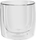 Sorrento 2-pc Double-wall Tumbler Glass Set - Clear