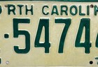1978 North Carolina License Plate Nc 78 Tag- Never Been Used 
