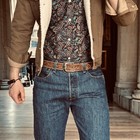 Western Belt Handmade Men s Full Grain Leather With Buckle Cowboy Rodeo