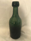Antique Smedley And Brandt Dark Green Soda mineral Water Bottle