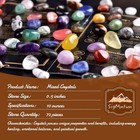 Polished Healing Crystal Stone Set  72 Pcs Handpicked Tumbled 0 5  Multicolor