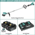 Makita Xru15pt-r 18v X2  36v  Lxt Cordless String Trimmer Certified Refurbished