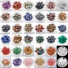 Natural Matte Frosted Gemstone Round Spacer Loose Beads 4mm 6mm 8mm 10mm 12mm