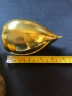 Vintage Artificial Display Fake Faux Gold Fruit Apple Pear Grape Cluster Decor 