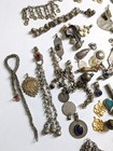 One Pound Tribal Findings Vintage Jewelry Bits Charms Chain  18034 