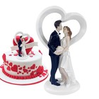Wedding Cake Topper Bride Groom Resin Decoration Party Decoration Gift For Lover
