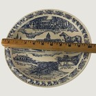 Vernon Kilns Souvenir Plate Kentucky 10 5 Blue White Man O War Churchill Downs