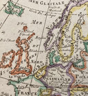 1783 Buffier Europe Hand Colored Antique French Map Holy Roman Empire Poland
