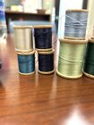 Lot Of 18 Vintage Sewing Threads-wooden Spools  Crafts  Vintage Notions