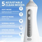 Sejoy Cordless Oral Irrigator 6 Jet Tips Dental  Water Flosser For Teeth Cleaner