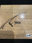 Tim Duncan Signed 6x6 5 Floor Plank Jsa Coa Vintage Basketball Hof Auto