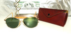 1940s American Optical Aviation motorcycle Calobar Lens Sunglasses Box 12 Rb Re