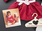 Pleasant Company American Girl Samantha Christmas Dress   Heart Lace   1990