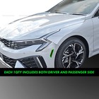 For Kia K5 2025 2026 Smoke Side Markers Front Overlays Tint Decals Precut Vinyl
