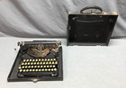 Antique Vtg Lc Smith   Corona Portable Manual Typewriter With Case Old 34-25b