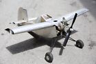 Vintage Control Line Model Airplane Gas Engine Aluminum Plane Tether Project Old