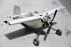Vintage Model Airplane Gas Engine Control Line Trainer Aluminum Plane Project