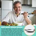 4 Pcs Weighted Adaptive Utensils  45 Angled  3 5oz  Left-handed  Parkinsons