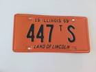 1969 Illinois Il License Plate 447 T S