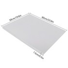 24x20in Stainless Steel Chopping Cutting Board Counter W  Front Overhang Top