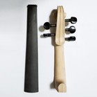 5 String Stradivarius 4 4 Maple White Violin Neck   Ebony Fingerboard Nut Pegs