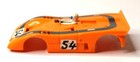 Afx Aurora Ho Scale Ferrari 54 Slot Car Orange Body Only 2 5   