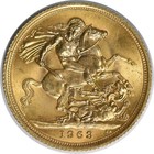 1963 Great Britain 1 Sovereign Km908 Bu Uncertified  944