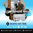 Skate Anytime - Synthetic Ice For Hockey - Skateable Artificial Ice Tiles - Back