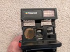 Vintage Polaroid Sun 660 Autofocus Instant Film Camera   Strap  Untested 