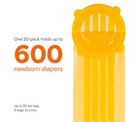New Munchkin Arm   Hammer Diaper Pail Snap  Seal And Toss Refill Bags 600ct 20pk
