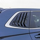 For 2023 2024 Honda Cr-v Crv Glossy Black Rear Window Shutter Louvers Cover Trim