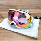 Smith Vice Chromapop Ski snowboarding Goggles Pink clear Mirrored Lens Low Light