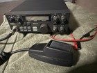 President Hr2510 Ham Radio Transceiver 10m Am fm Black With Microphone   Cables
