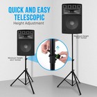 Pylepro 6ft Tripod Speaker Stand Quick Easy 110lb Load Capacity Pstnd25