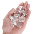 Senenqu 200 Pcs Transparent Glass Cabochons 1 Inch Glass Dome Cabochons Crystal