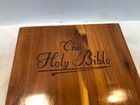 Vintage Holy Bible Cedar Wood Box - Box Only - 9 5 X 7 X 2 5