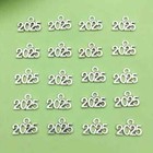 10 Pieces - New Year 2025 Charms Tibetan Silver Alloy 14 X 9 Mm Free Shipping 