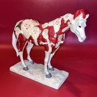 The Trail Of Painted Ponies Christmas  12215 Big Red Horse Figurine No Box