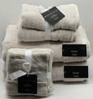 8 Pack Wamsutta Towel Set 8 Piece Cotton Bath Hand Towel Wash Cloth Linen Color