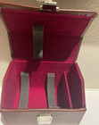 Tokina Vintage Hard Camera Lens Case - Brown - Red Interior - Original New Strap