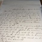 1855 Hartford Genealogist Letter To Coventry Ct Town Clerk On Nathaniel Kendrick