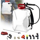 3gallon Battery Powered Backpack Sprayer Compatible With Milwaukee 18v Red 
