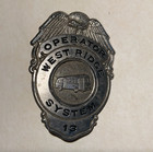 Vintage Operator West Ridge System Driver Hat Cap Badge 13 Bus Transit Rare